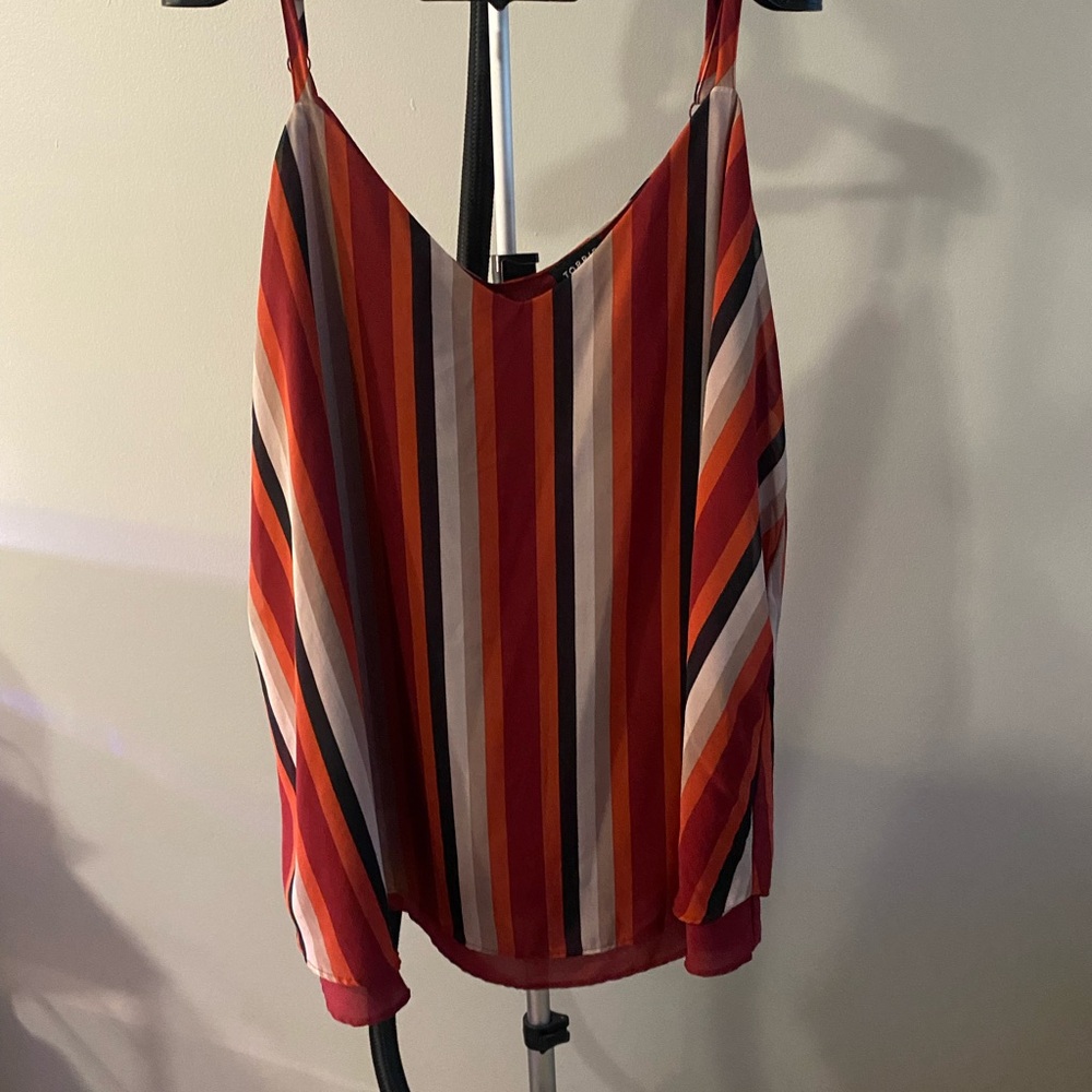 Vibrant Striped Camisole Top